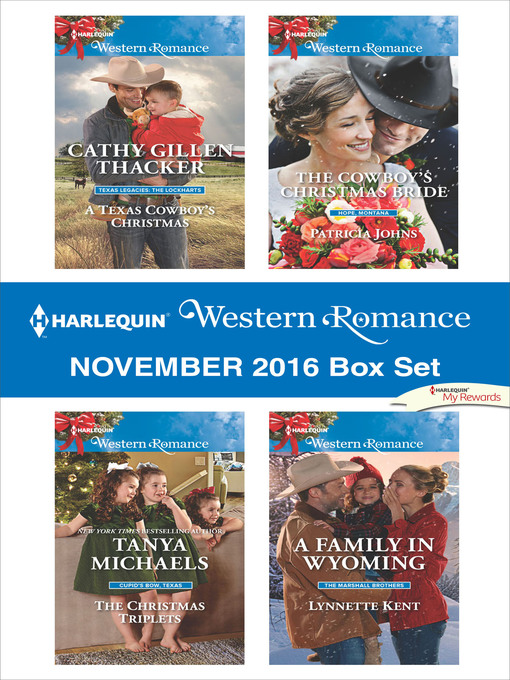 Title details for Harlequin Western Romance November 2016 Box Set by Cathy Gillen Thacker - Wait list